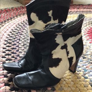 Vintage cowhide heels
